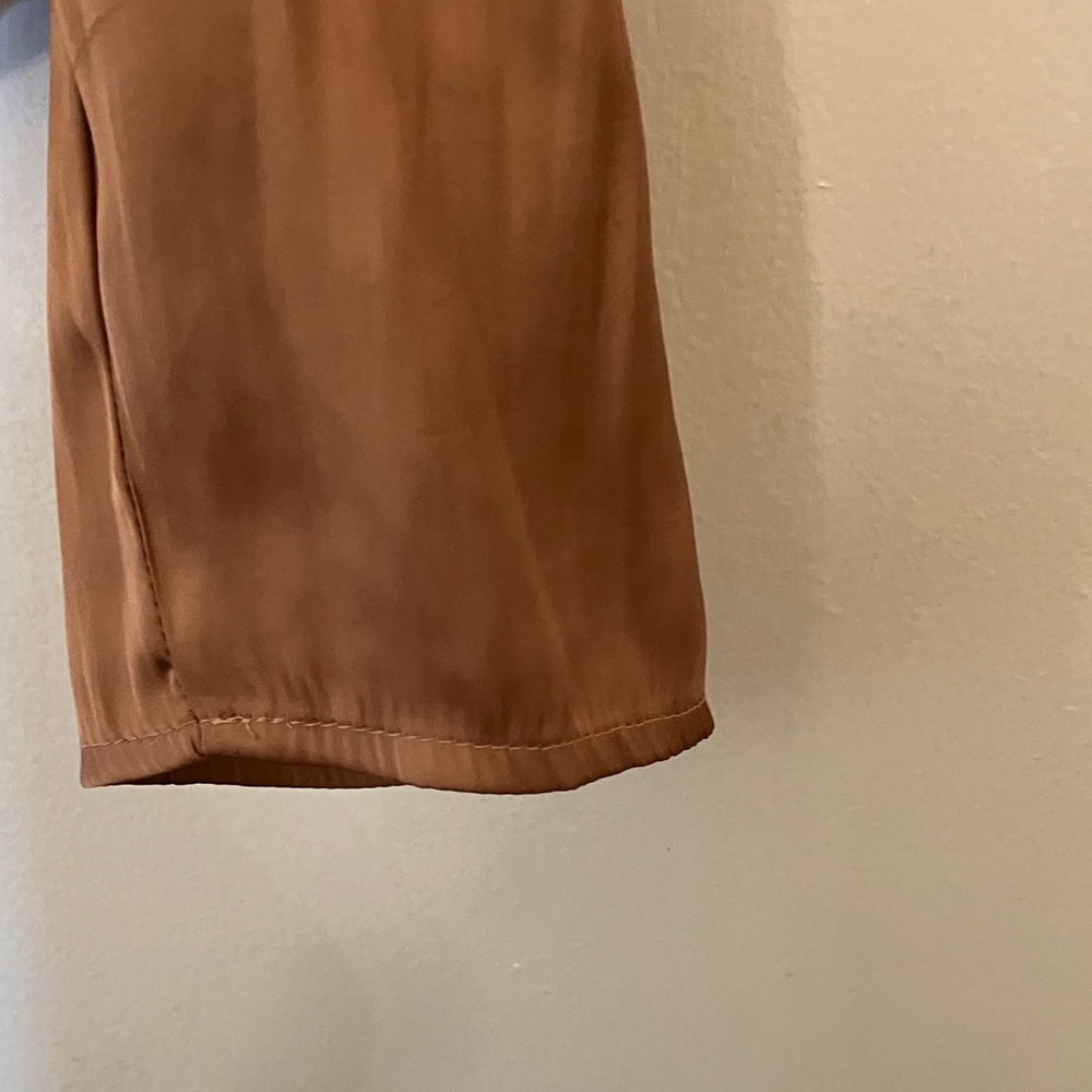 Sincerely Jules Copper V-Neck Blouse - Picture 3 of 9